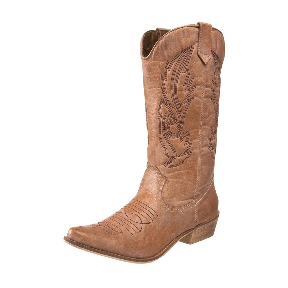 Women’s Tan Cowboy Boots